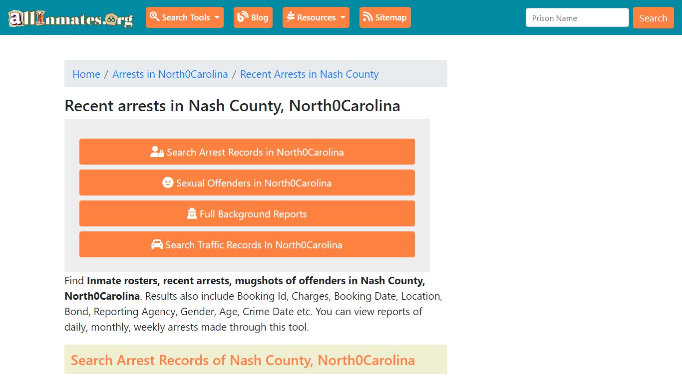 Recent arrests in Nash County, North Carolina | Mugshots, Rosters ...